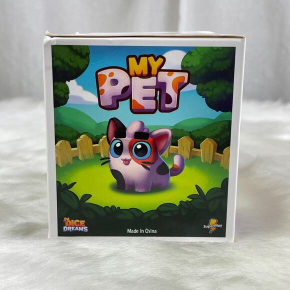 NIB RARE Dice Dreams Exclusive My Pet Challenge Calico Cat Pop Doll 2023 - Picture 6 of 16